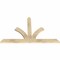 Ekena Millwork Richland Rough Sawn Timber Gable Bracket, Douglas Fir, 60"W x 38"H x 2"D x 4"F, 15/12 Pitch GBW060X38X0204RIC00RDF - alternate 3